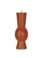 Melrose Melrose Simplux LED Designer Candle Orange  4-8 Hr Timer 3.5x9.25