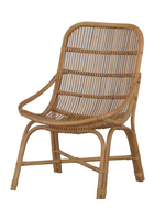 Bramble Bramble Winston Side Chair, Rattan/Natural/Doff