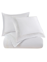 HIEND HIEND Embroidered Border Sheet Set Twin XL White