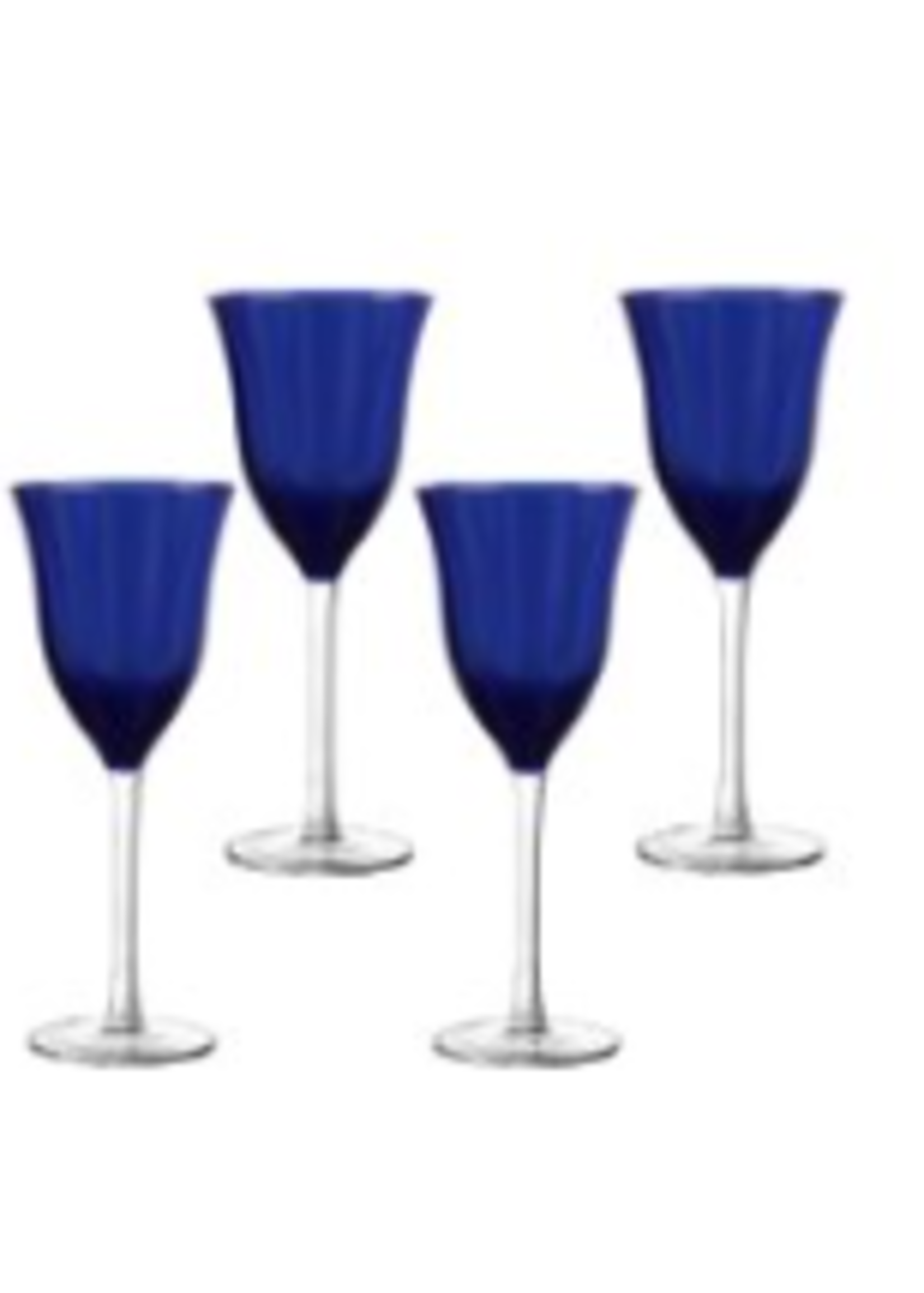 Qualia Glass Inc Meridian Cobalt White Wine Glass