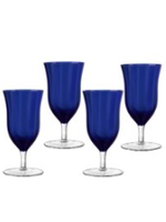 Qualia Glass Inc Meridian Cobalt Ice Tea Glass