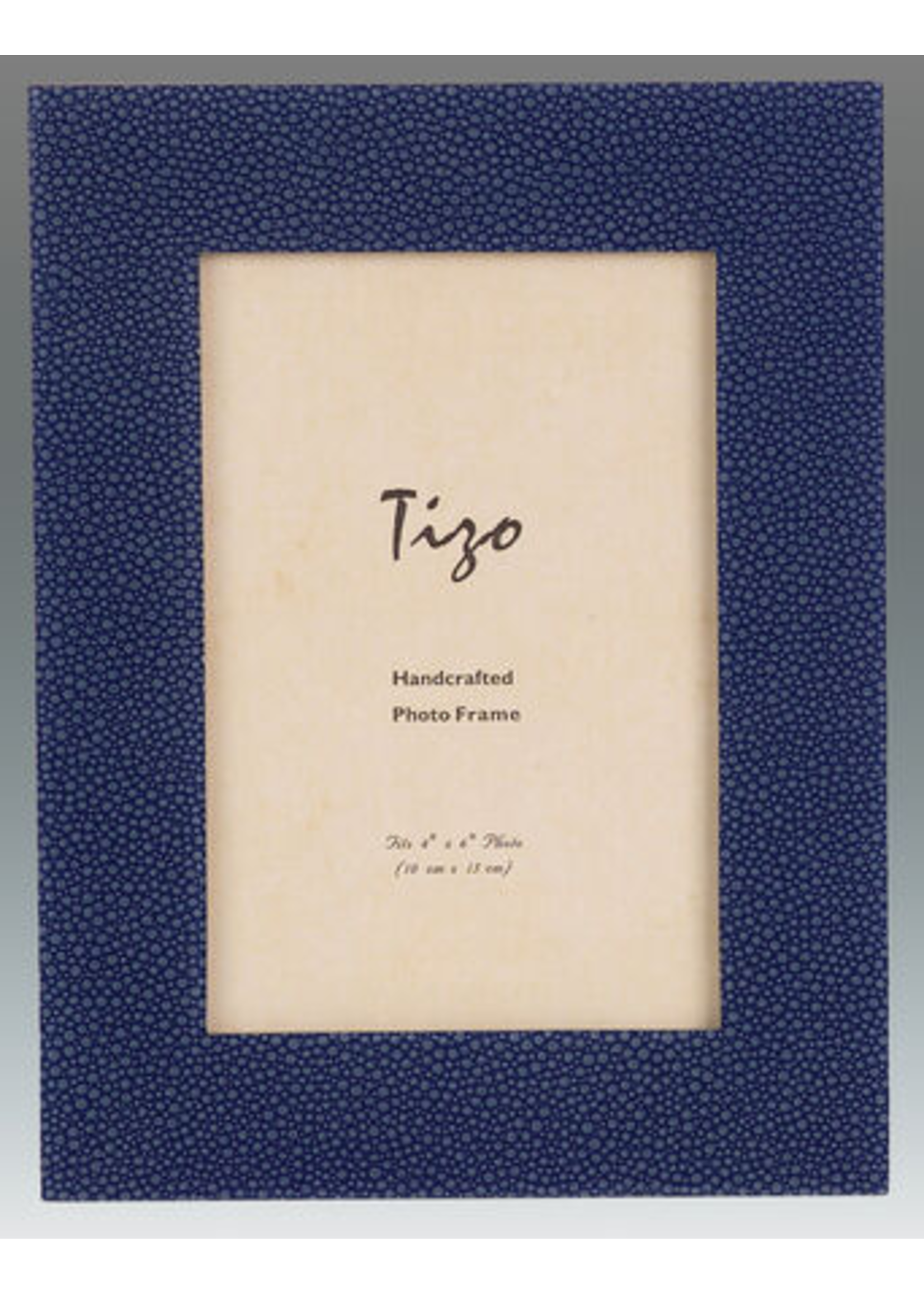 Tizo Designs, Inc Tizo Design Blue Shagreen Frame 4x6