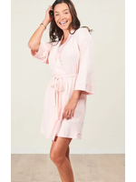 Face Plant Dreams FPD Bamboo Kimono Robe Blush Pink Large/xlarge