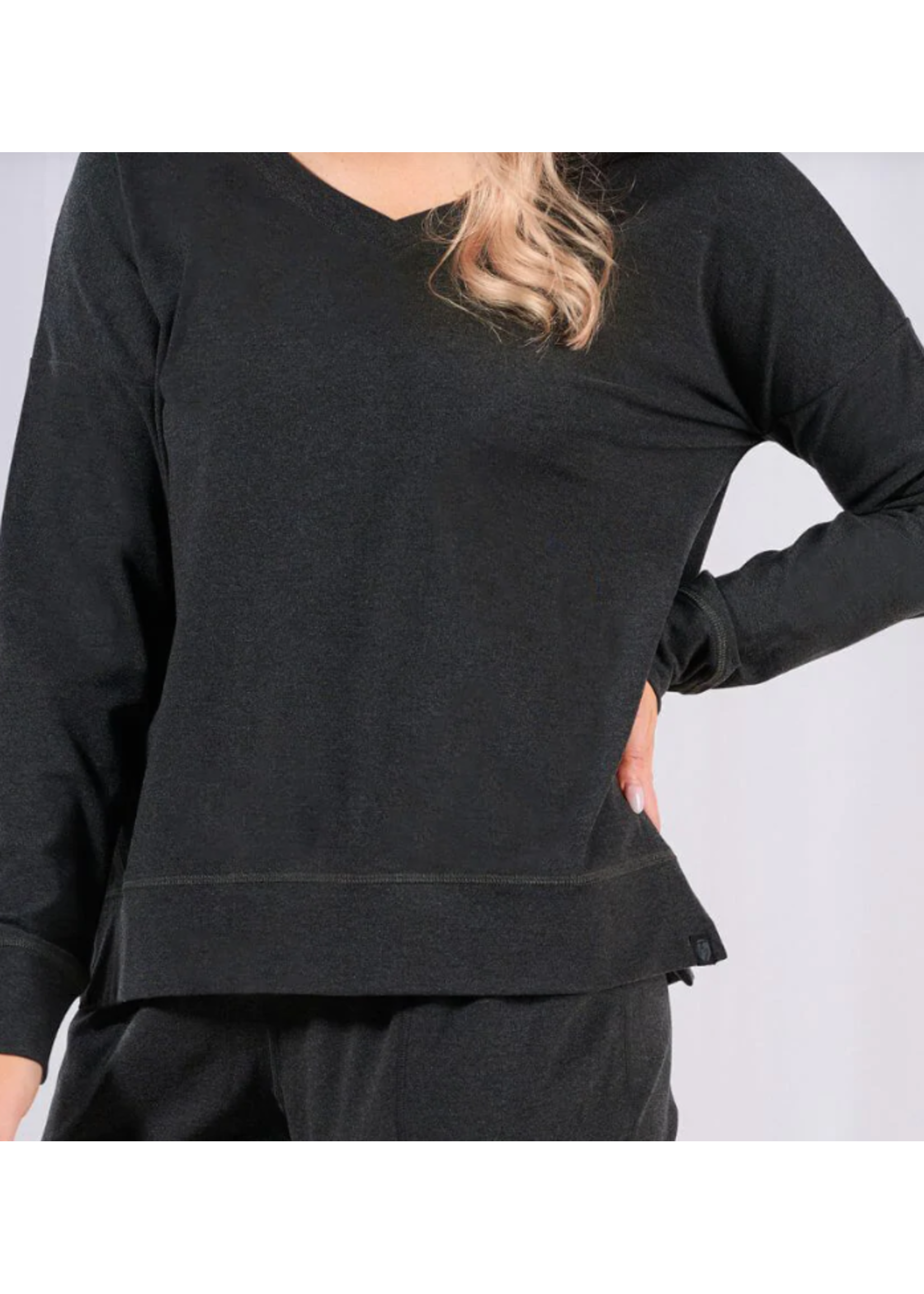 Face Plant Dreams FPD Bamboo Soft Collection Pullover  Soft Black Large