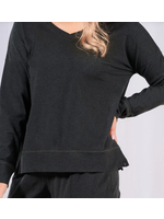 Face Plant Dreams FPD Bamboo Soft Collection Pullover  Soft Black Medium