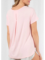 Face Plant Dreams FPD Bamboo Tulip Tee Pink Medium