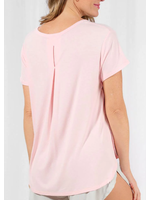 Face Plant Dreams FPD Bamboo Tulip Tee Blush Pink Small