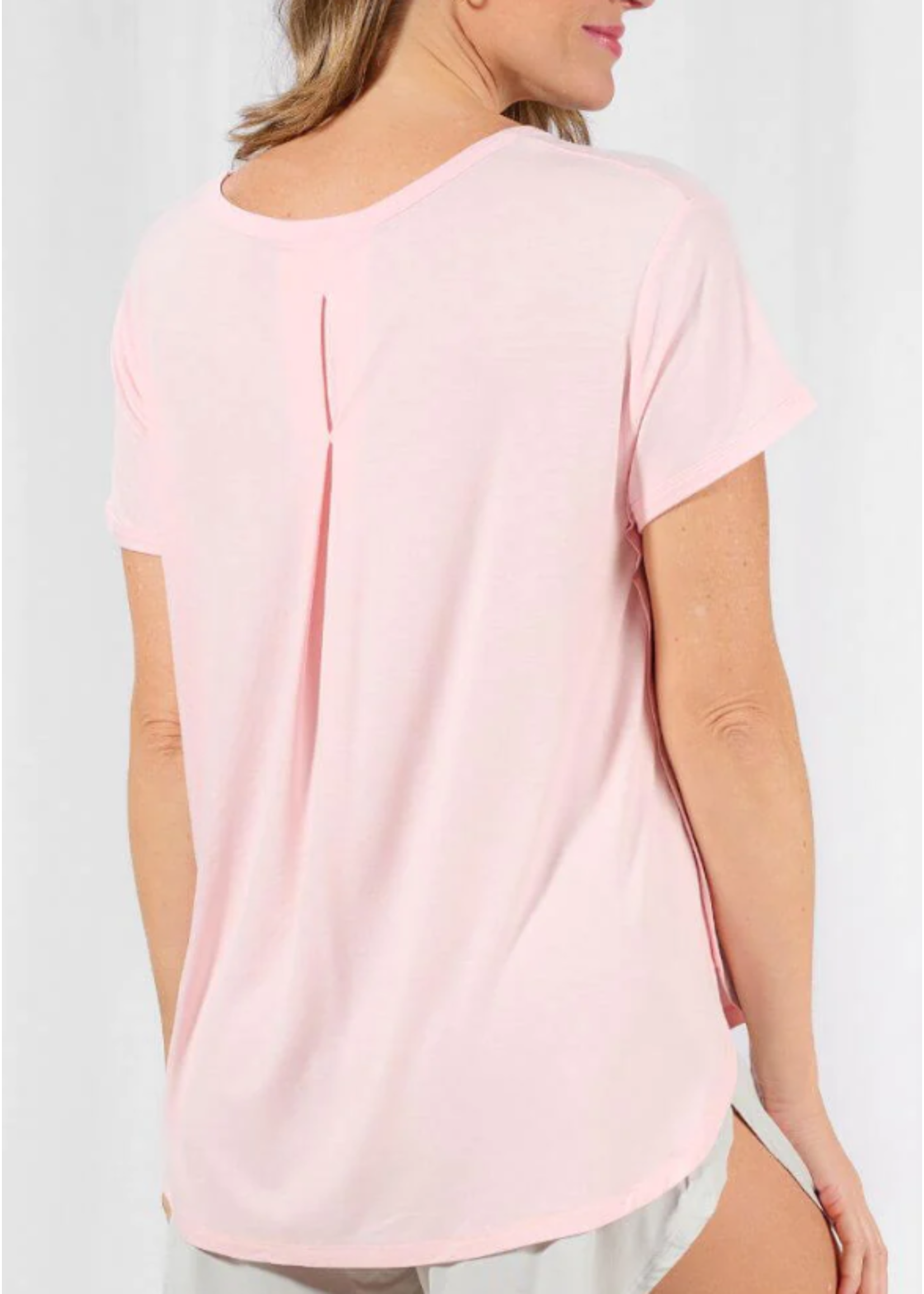 Face Plant Dreams FPD Bamboo Tulip Tee Blush Pink Small