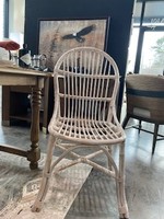 Bramble Bramble Pendleton Dining Chair w/o Arms - Rattan, Antique White