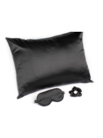 Creative Brands Bella Il Fiore Goodnight Gorgeous Satin Sleep Set Black