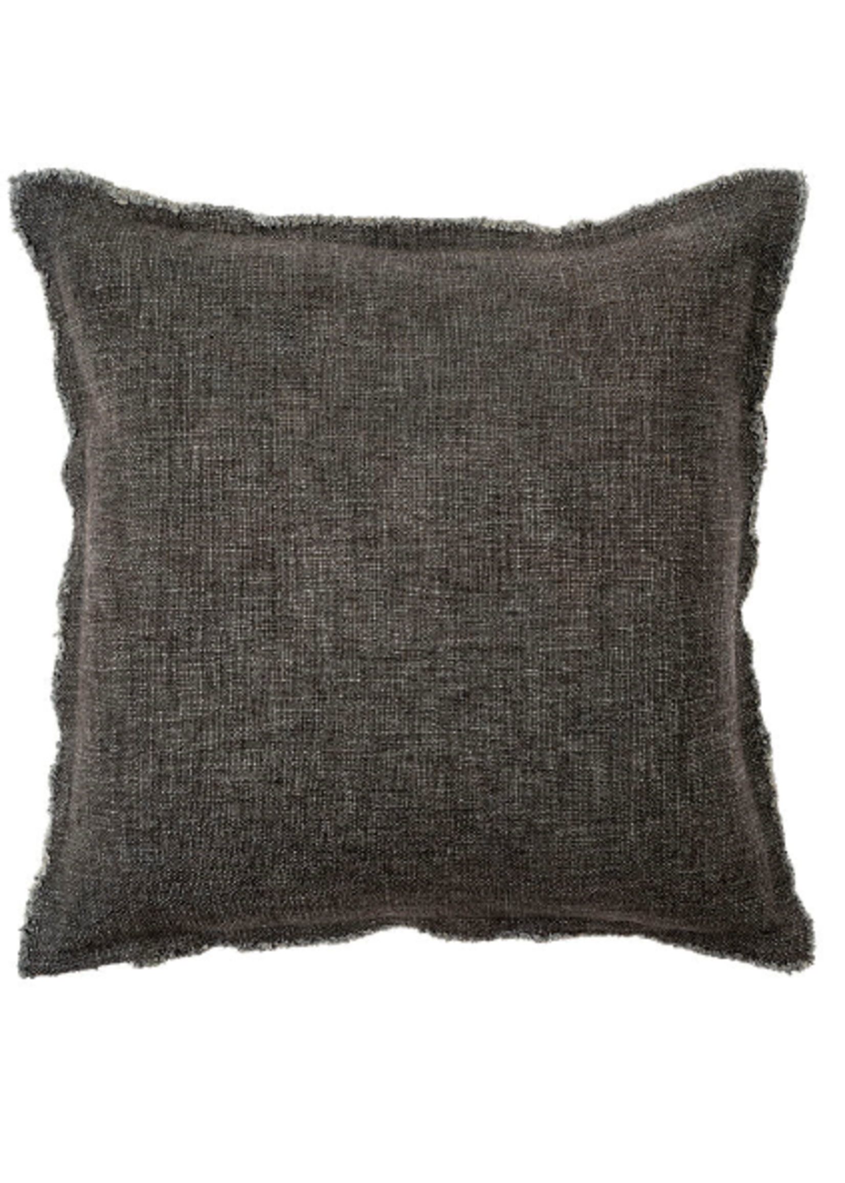 Indaba Indaba Lina Linen Pillow 24x24 Steel Grey