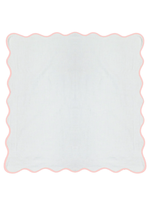 Laura Park Laura Park Scalloped Euro Sham Pink  White 26x26