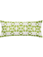 Laura Park Mosaic Green 14x36 Bolster Pillow