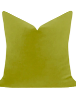 Laura Park Laura Park Green  Solid  Velvet Pillow 22x22