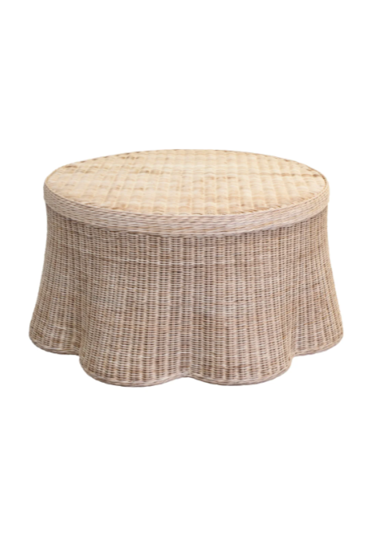 Mainly Baskets Mainly Baskets Scallop Coffee Table 36"