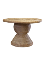 Mainly Baskets Mainly Baskets Wicker Pedestal Table  48" Round