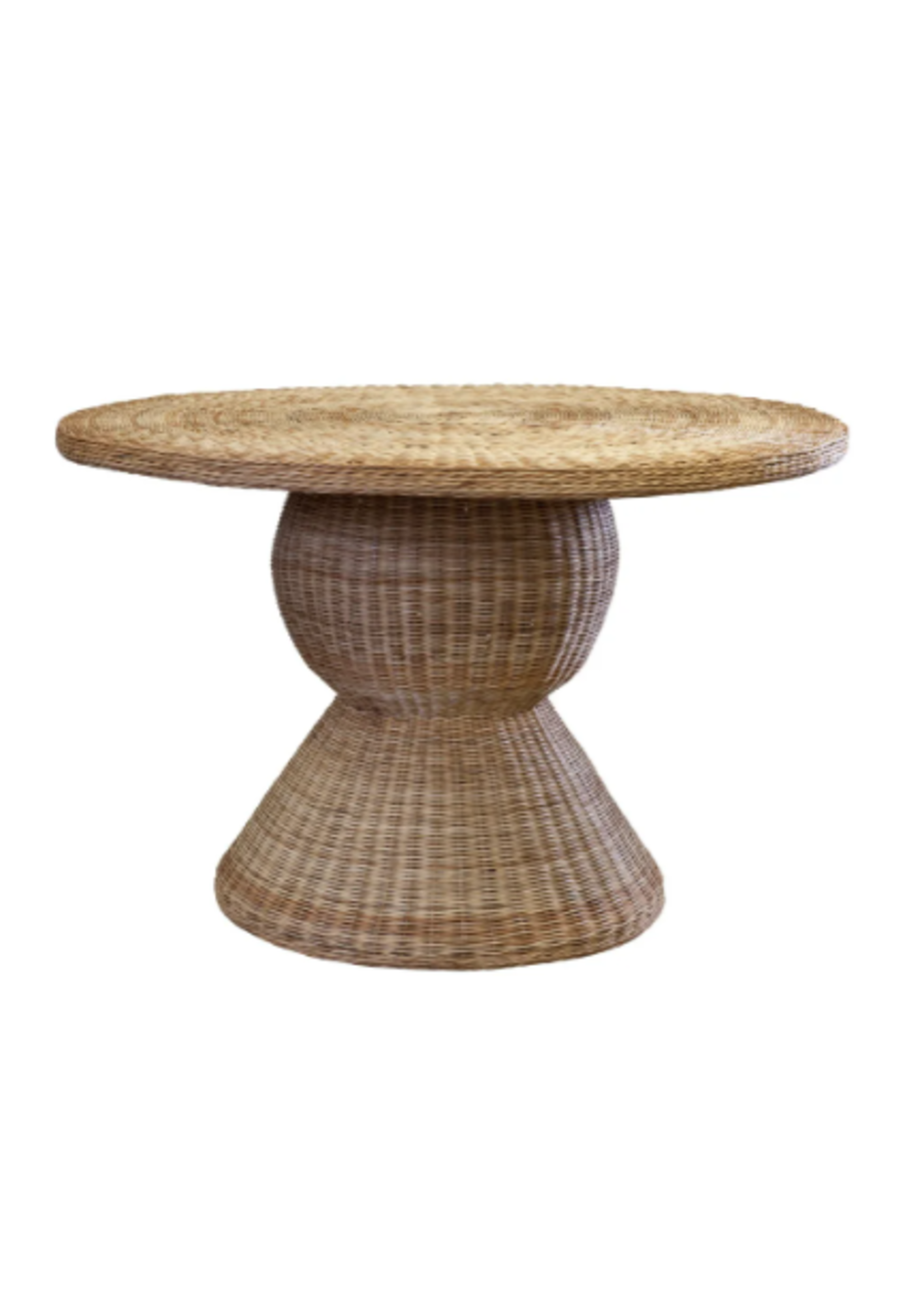 Mainly Baskets Mainly Baskets Wicker Pedestal Table  48" Round