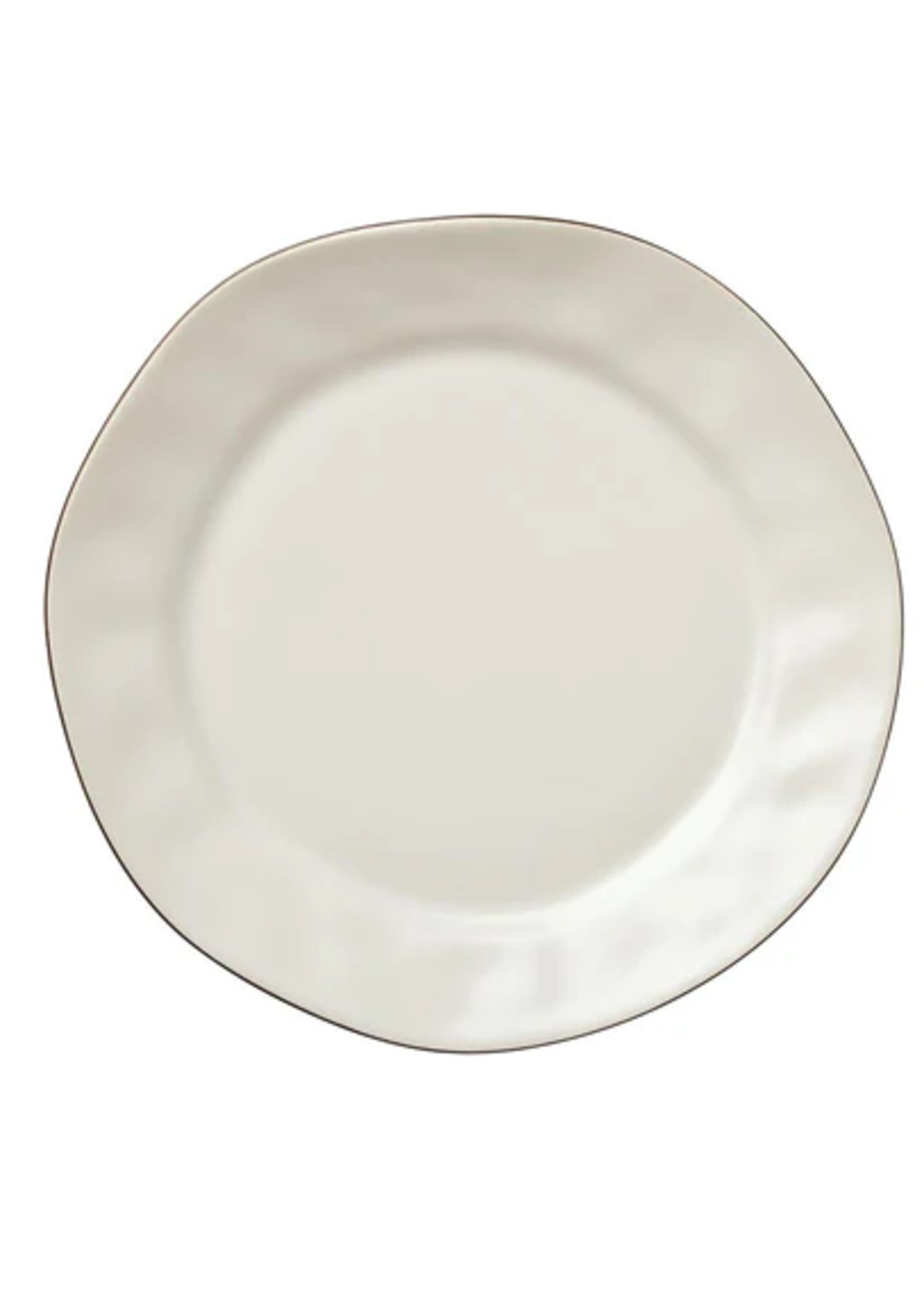 Skyros Skyros Cantaria Salad Plates White Greige Rim