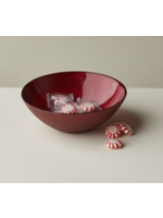 Tableau Tableau Shimmer Glass Ruby Bowl Meduim