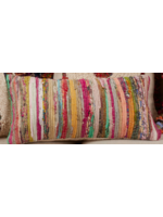 Saro Saro Chindi Pillow Multi Colored 14x23