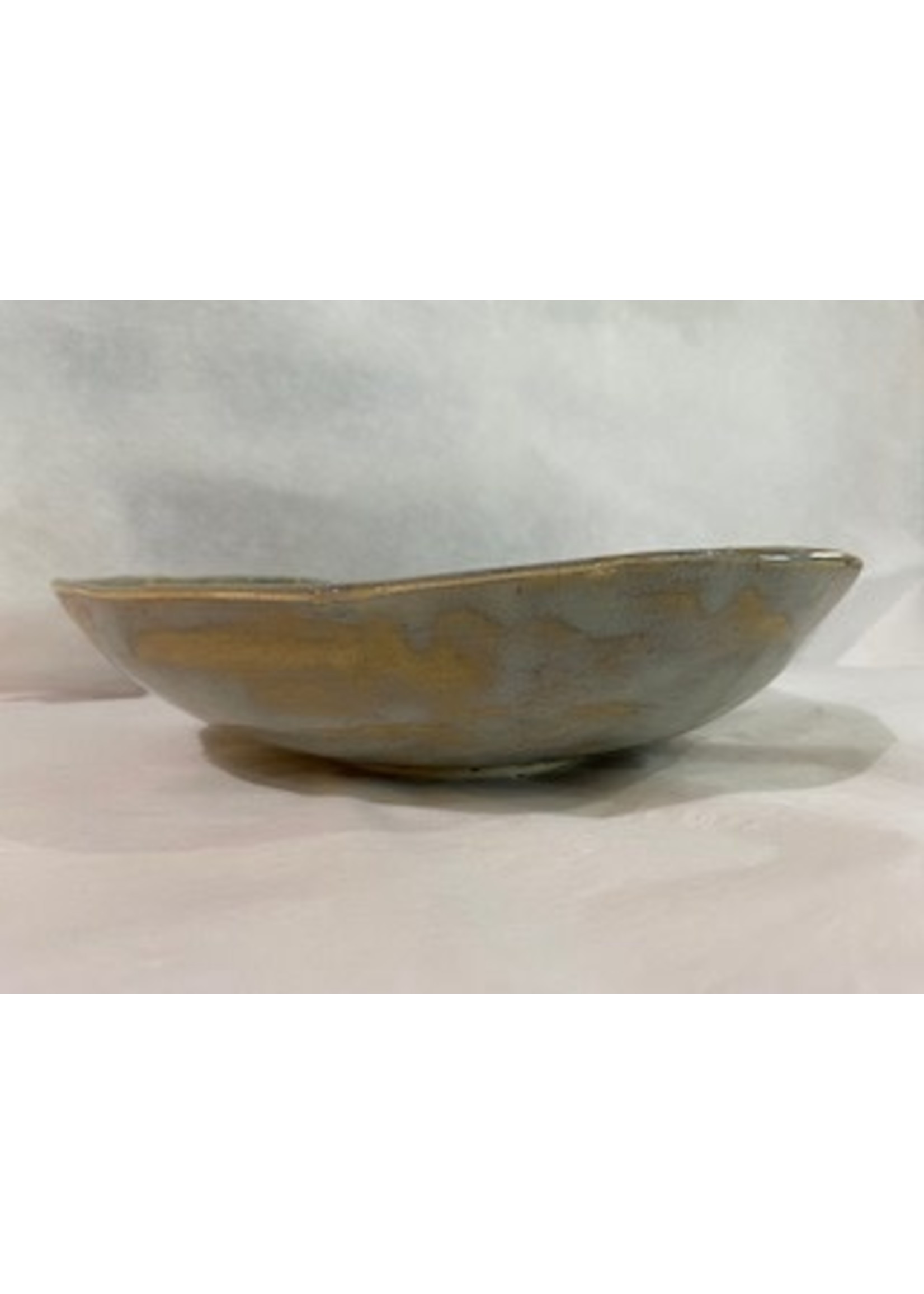 Mudtown Pottery Mudtown Pottery 11" Serving Bowl, Tex with Medallion
