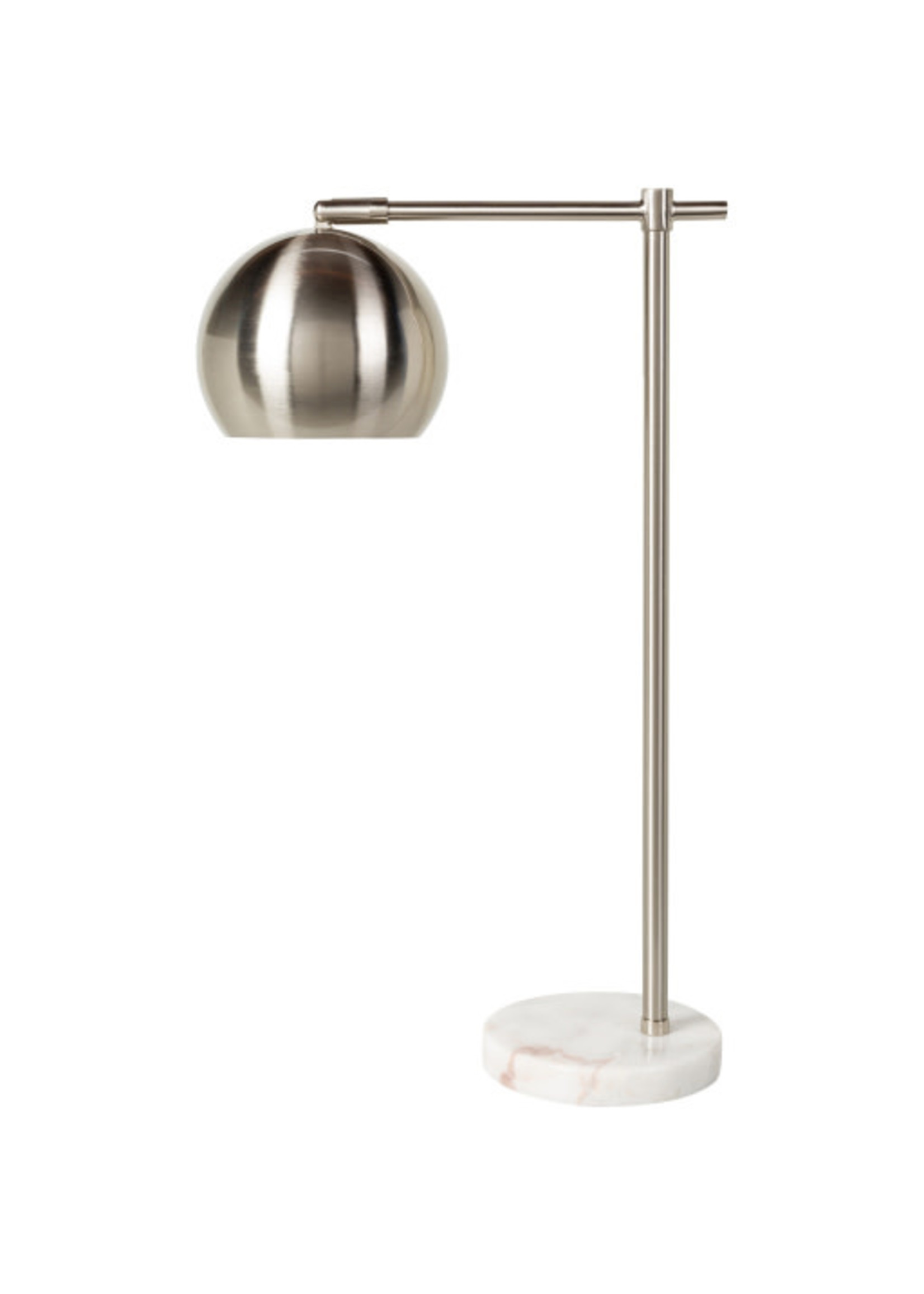 Surya Surya Hartford Desk Lamp, Silver, 21x15x6