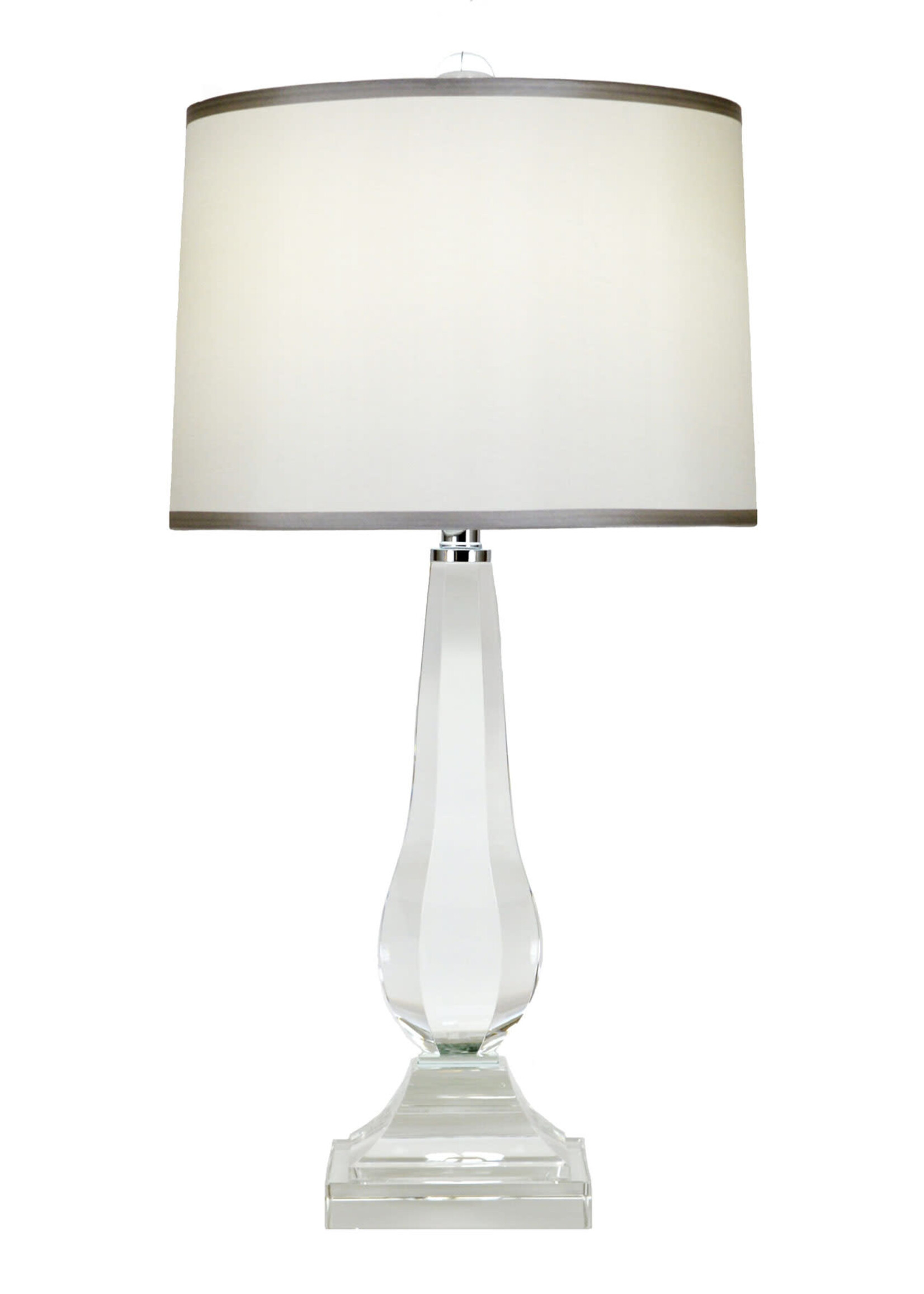 Zeugma Crystal Table Lamp, Hexagon Shape