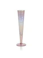 Zodax Zodax Apertivo Slim Champagne Flute, Luster Pink