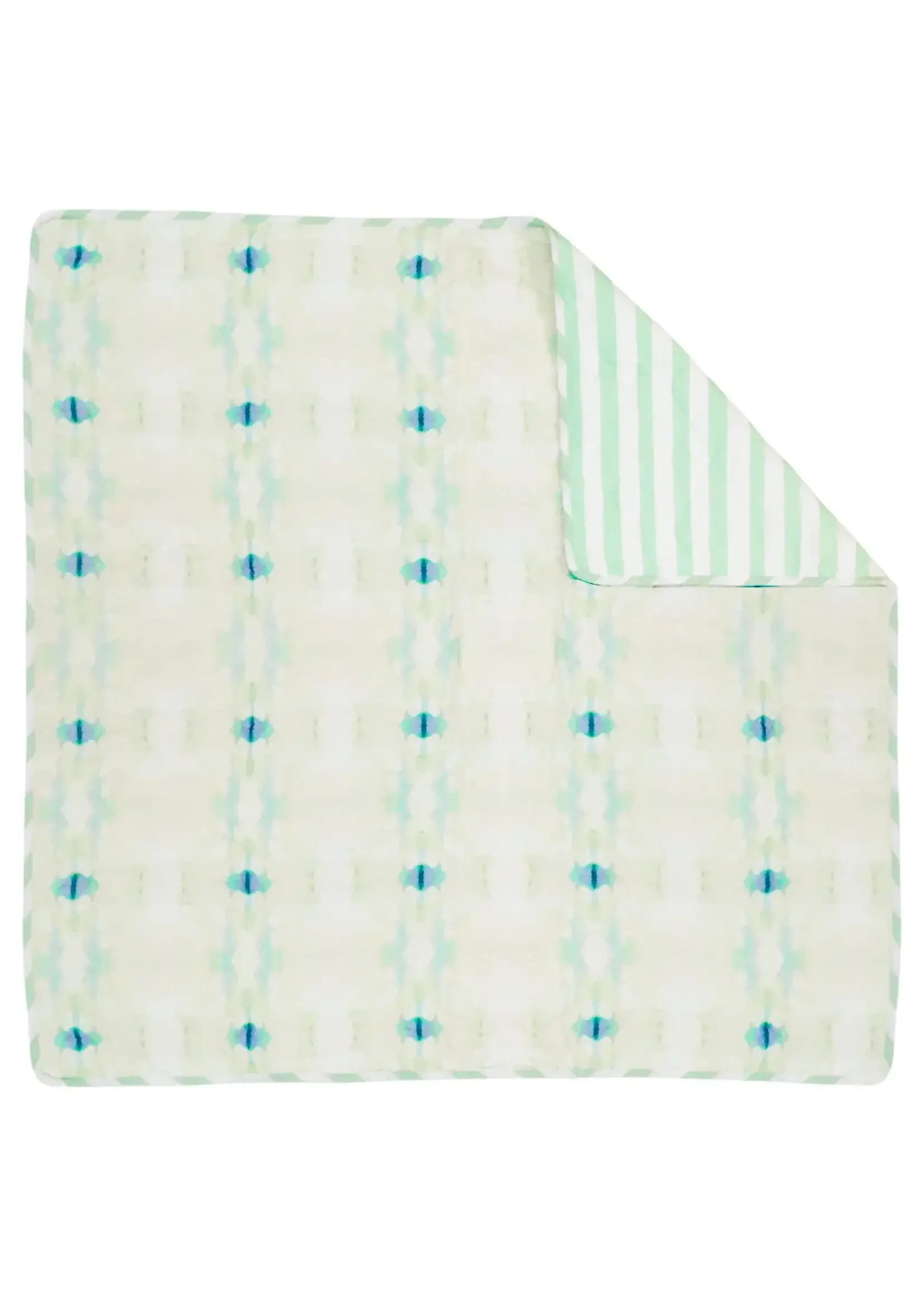 Laura Park Coral Bay Pale Blue Baby Blanket