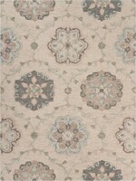 LR Home LR Home Victorian Rug, Ivory, 5x7