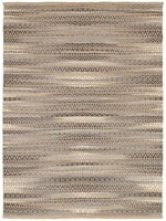 LR Home LR Home Natural Fiber Rug, Dark Gray, 5x7