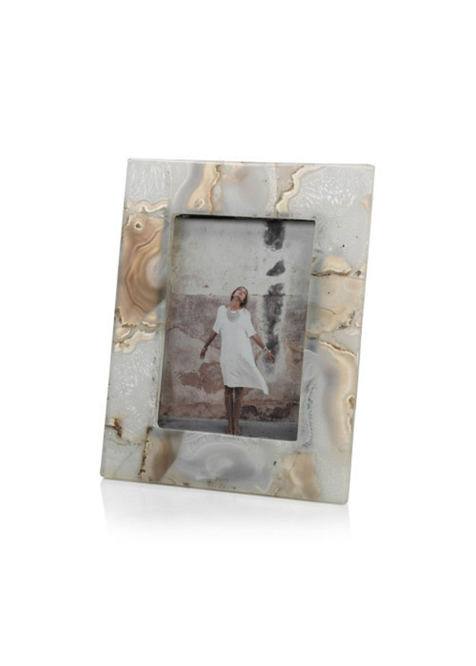 Zodax Presto Agate Photo Frame 5x7