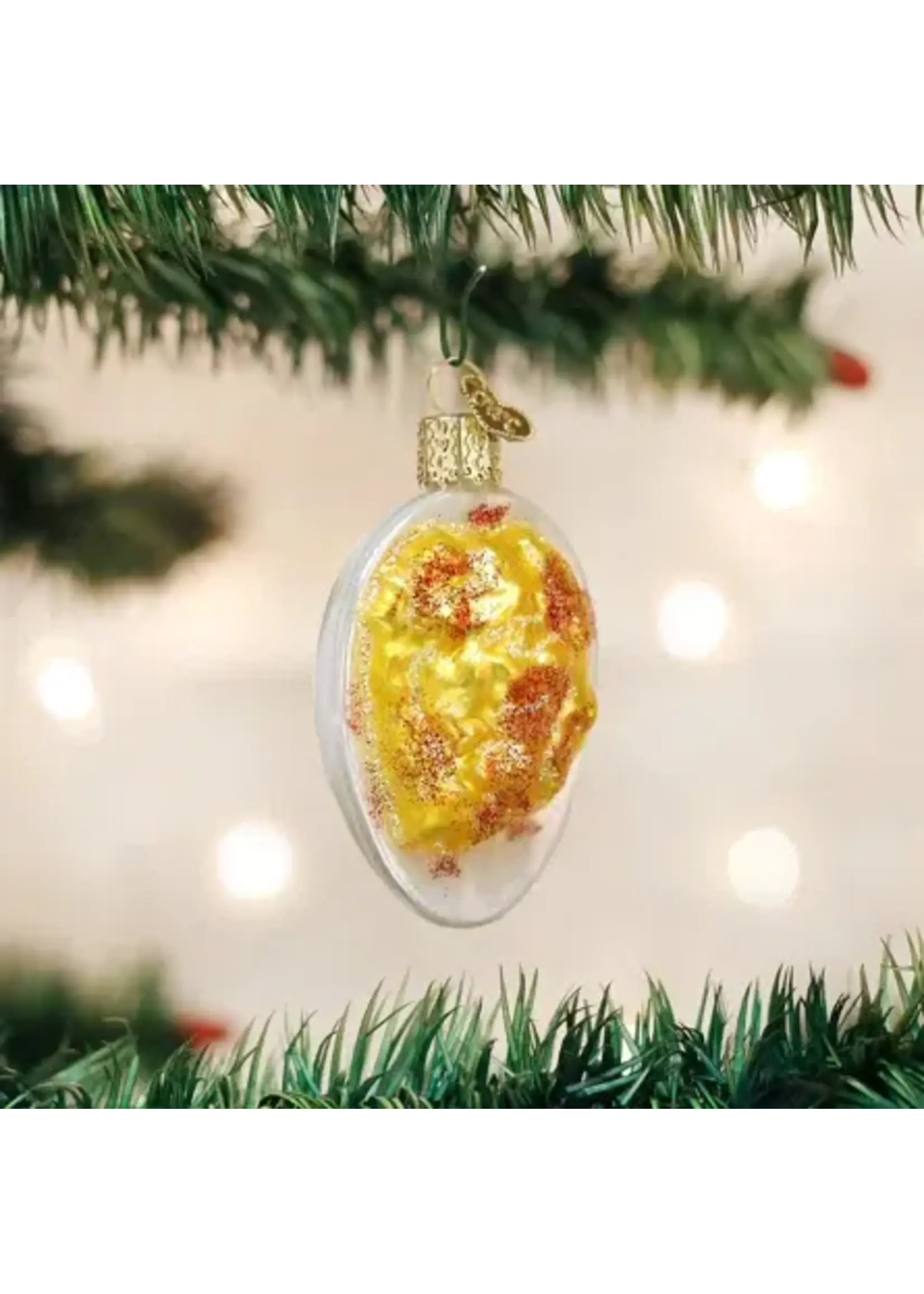 Old World Christmas Old World Christmas Deviled Egg Glass Ornament