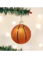 Old World Christmas Old World Basketball Glass Ornament