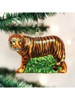 Old World Christmas Old World Tiger Glass Christmas Ornament