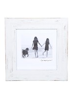 Stephan Baby Photo Frame, Distressed White, 18x18