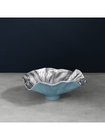 Beatriz Ball Thanni Bloom Small Bowl, Blue and Silver