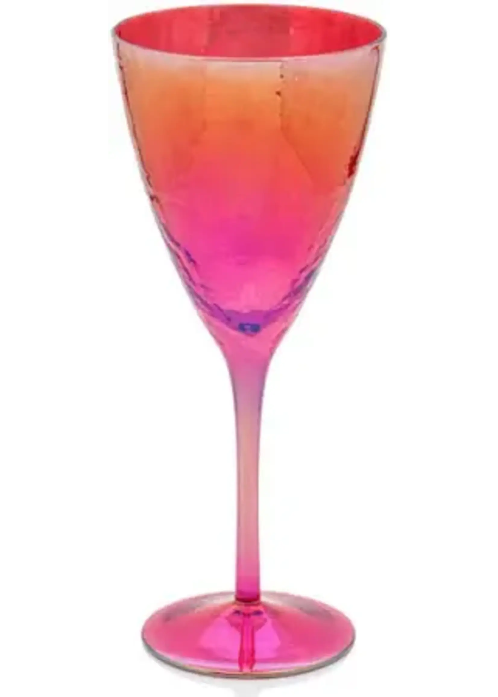 Zodax Aperitivo Red Wine Glass, Luster Red