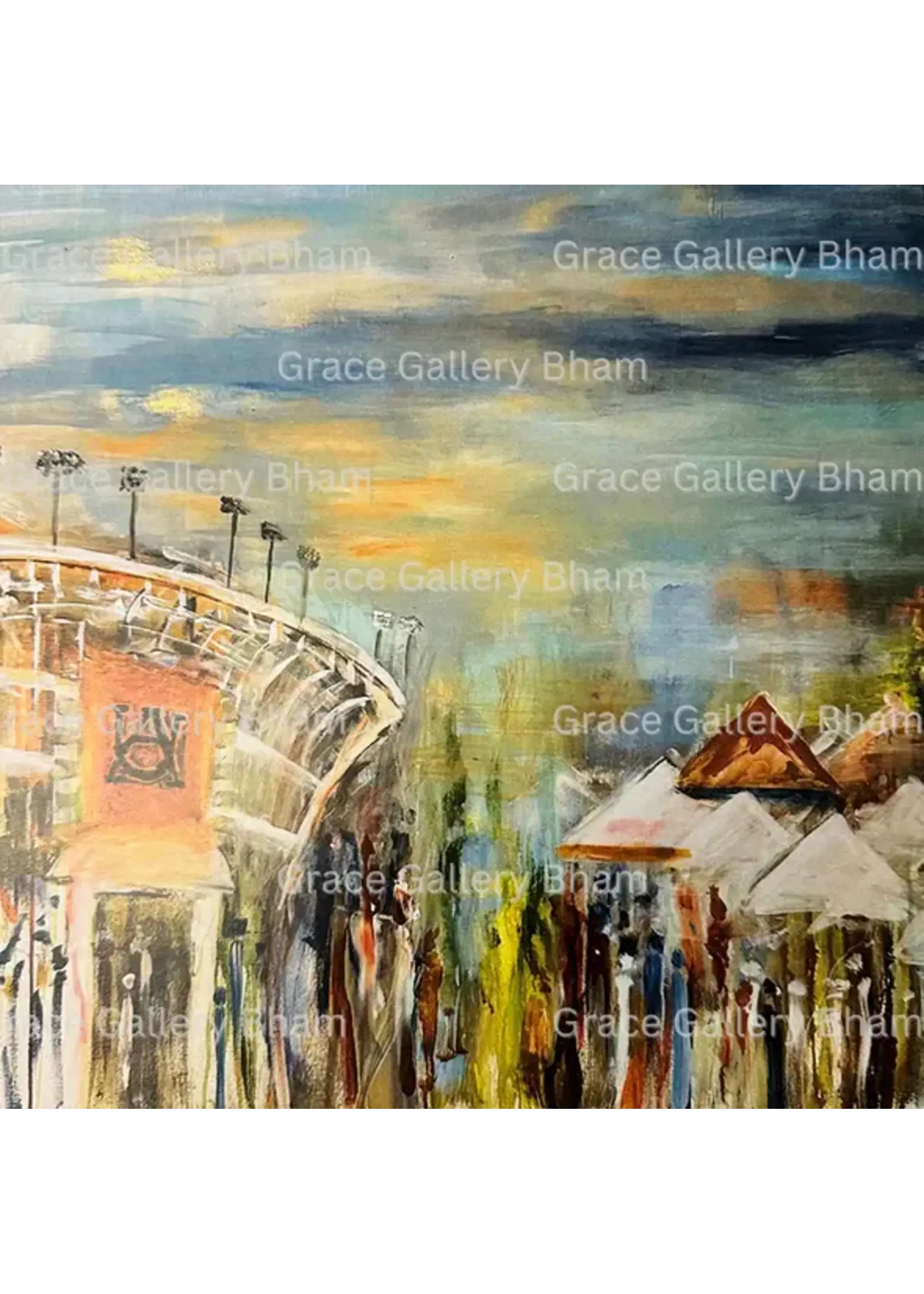 Grace Galleries GG Jordan Hare Stadium Print, 36x36
