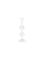 Zodax Candeliere Glass Taper Holder, 10"