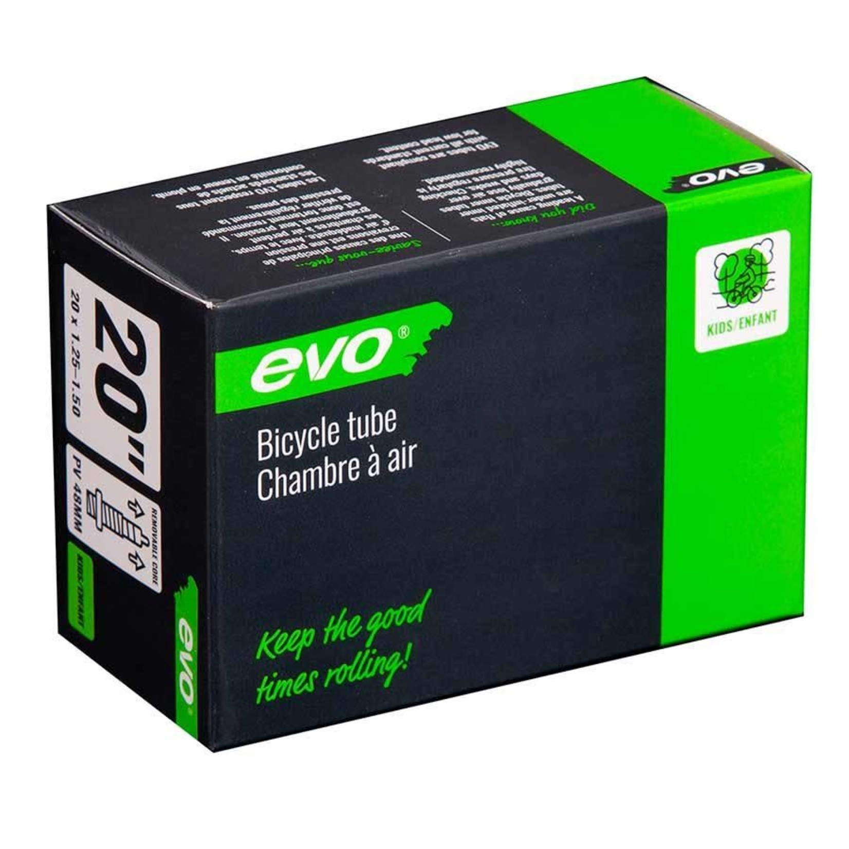 EVO EVO, Presta, Tube, Length: 48mm