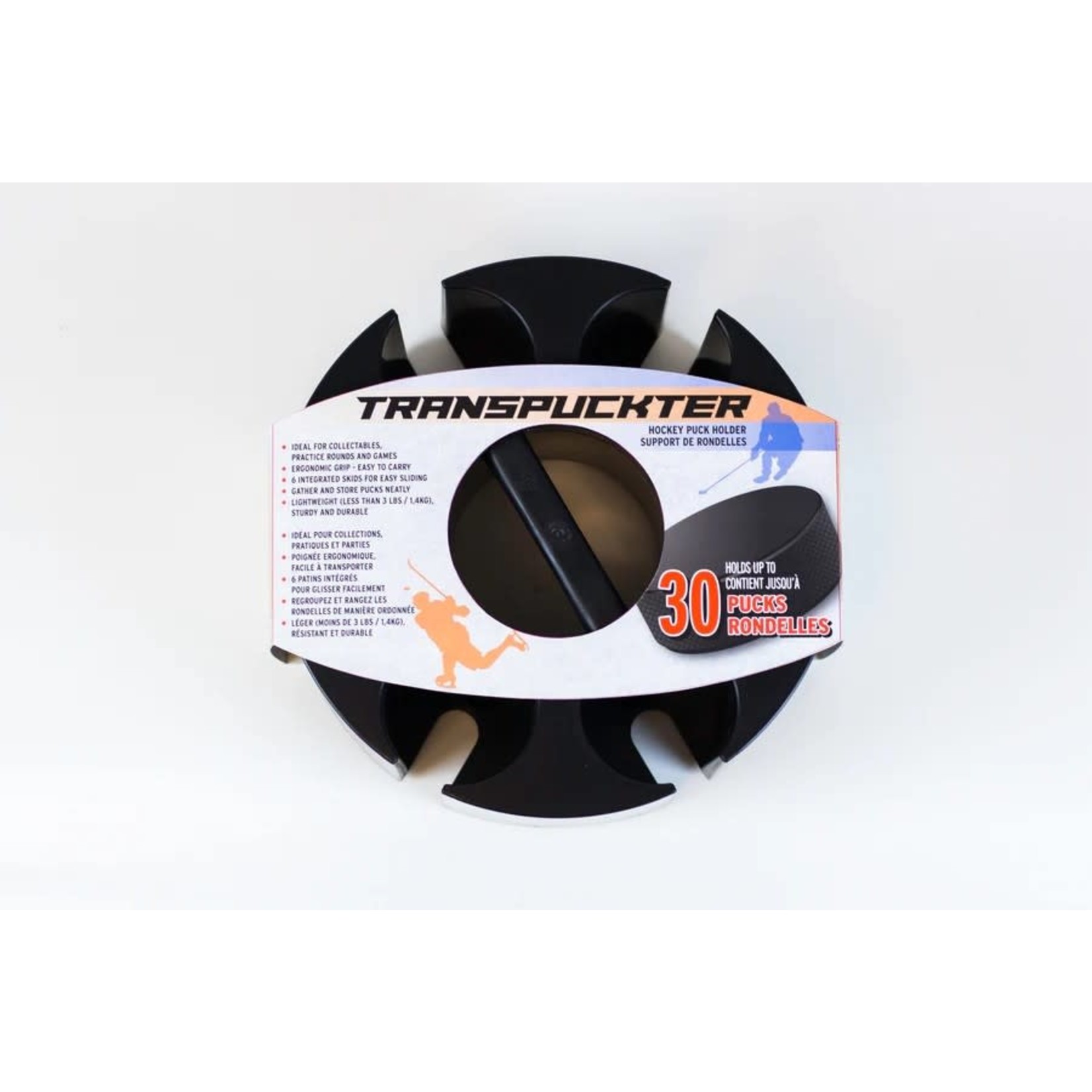 Sidelines TRANSPUCKTER - HOCKEY PUCK HOLDER - NOIR