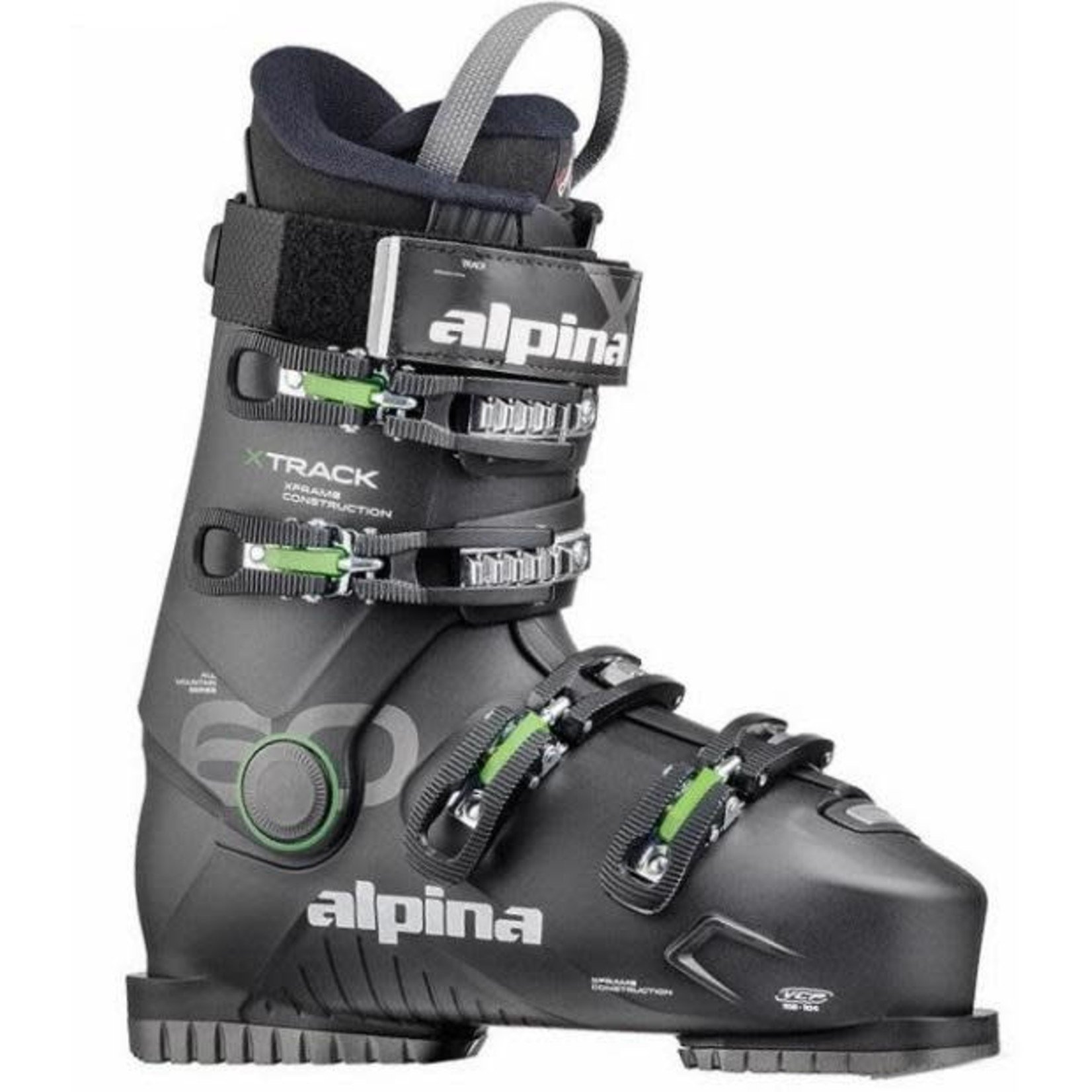Alpina Bottes Ski Alpin X-Track 60 Noir/Vert