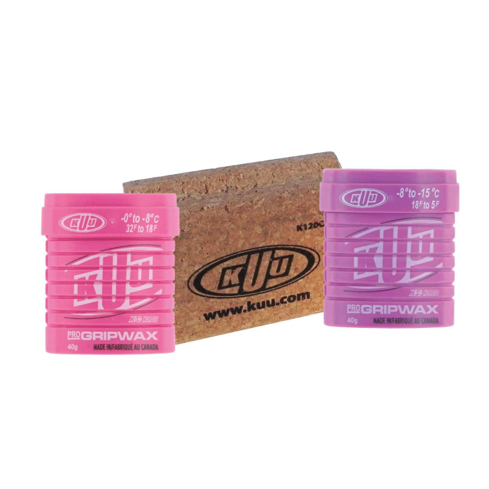 KUU KUU Nordic Grip Kit - cold grip + universal grip + natural cork