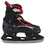 Softmax Patins Freestyle PW223 Ajustable Garçon Noir et Rouge