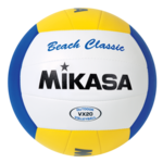 Mikasa Modèle de réplique Beach Classique,  jaune/blanc/bleu VX20