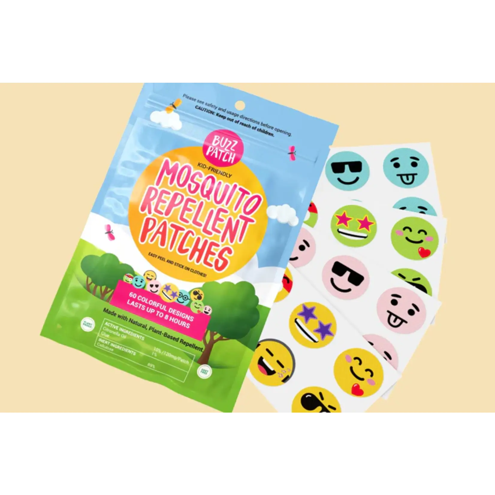 The Natural Patch BuzzPatch Mosquito Repellent Patches