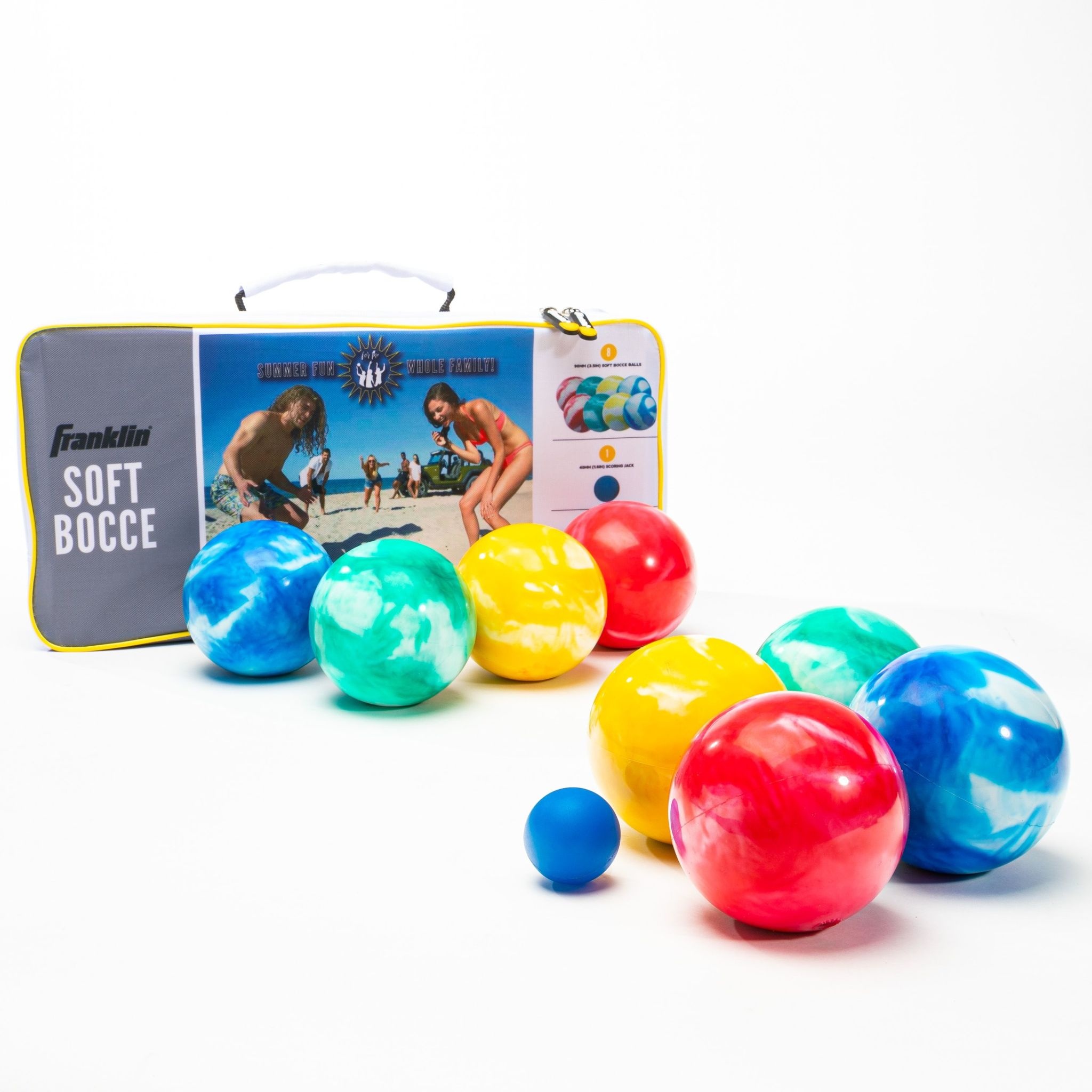 Sunflex Extreme Boccia Flames - Jeu De Pétanque En Néoprène, Boules Souples Pour Tous Terrains