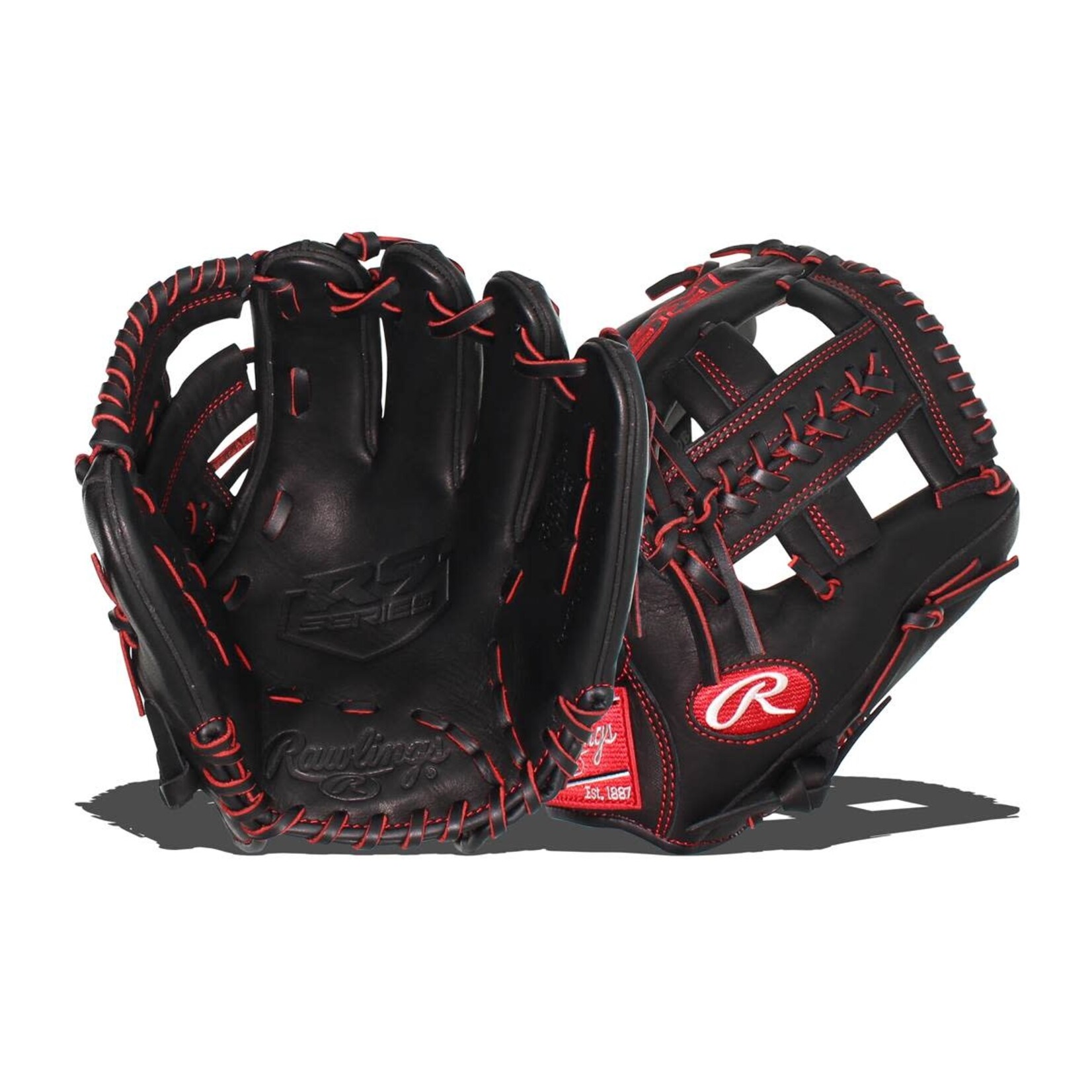 Rawlings Copy of Gant Baseball Rawlings R9 Pro Taper 11 1/4" Inf, Conv/Pro I Web Lance de la Droite