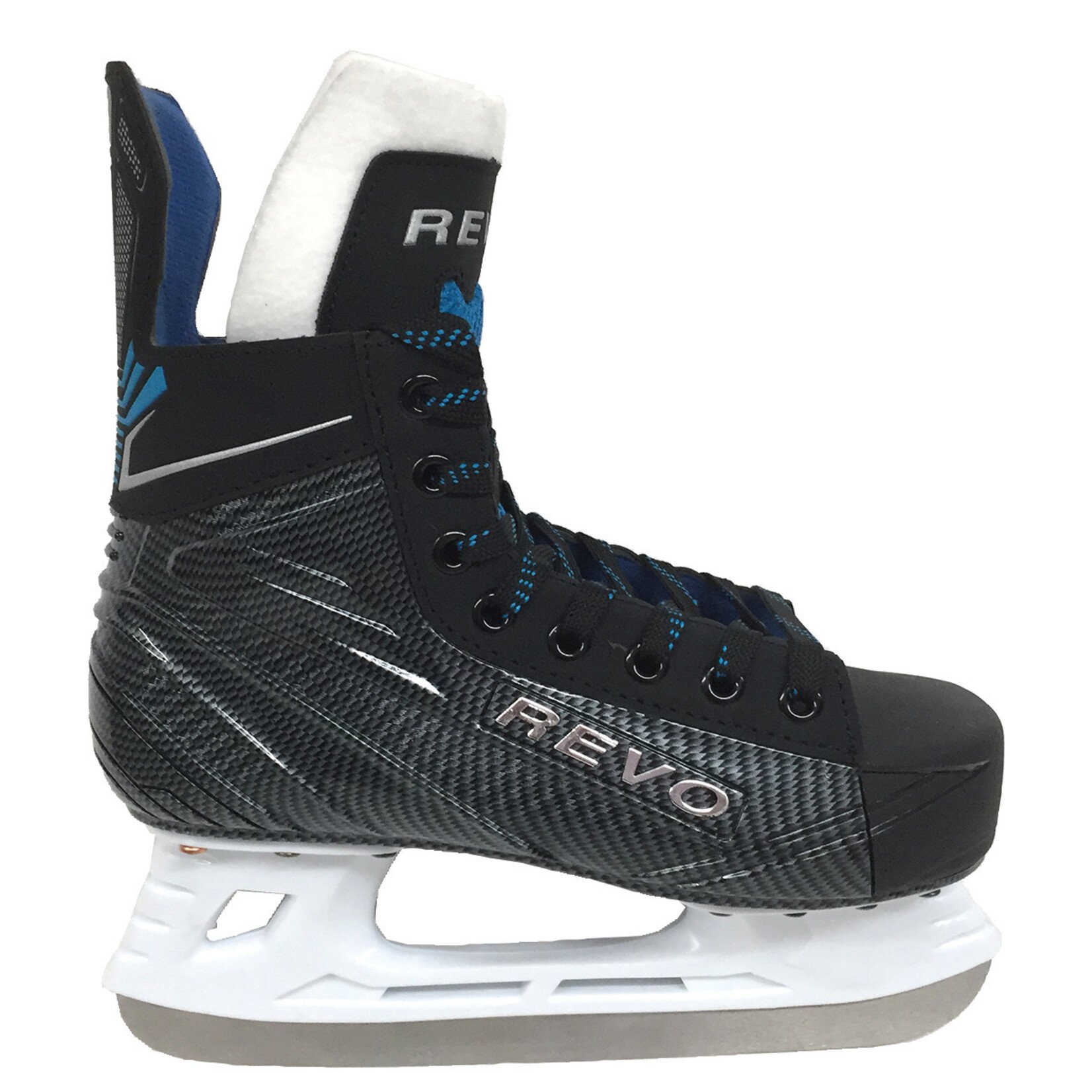 Patins Hockey monocoque REVO 200 Senior Noir/Bleu